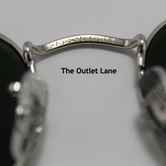 Model Display RayBan Round Metal Silver Mirror RB3447 Reflective - Picture 11 of 16